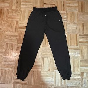 Forever 21 - Black Lightweight Workout Joggers with Drawstring and Pockets
